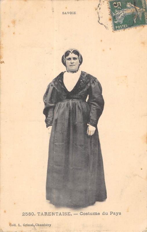 Carte postale ancienne Tarentaise - Costume De Pays - Savoie