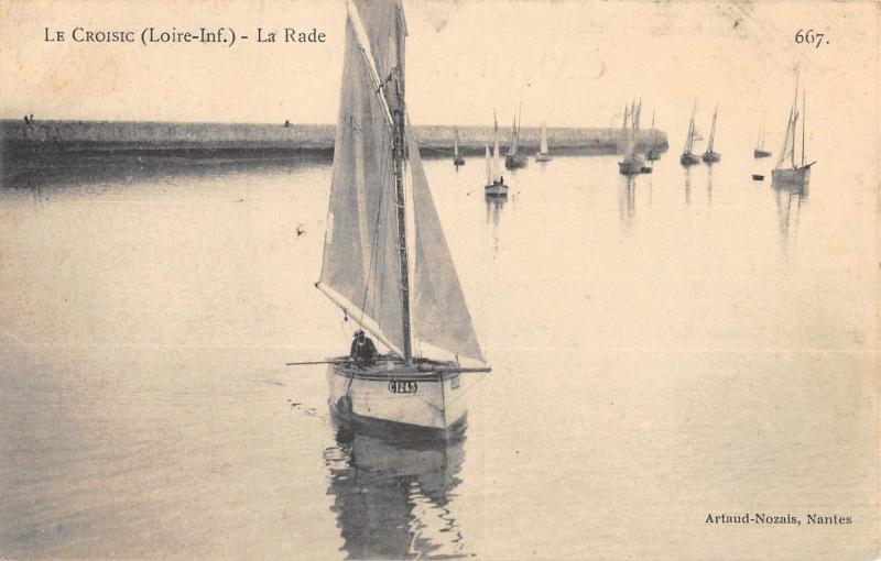 Carte postale ancienne Le Croisic - La Rade au Croisic