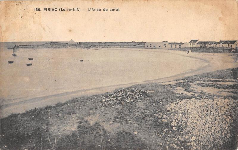 Carte postale ancienne Piriac - L'Anse De Lerat