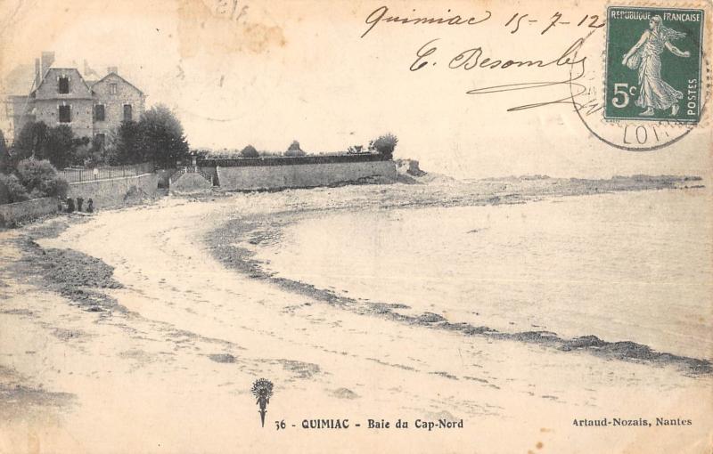 Carte postale ancienne Quimiac - Baie Du Cap Nord