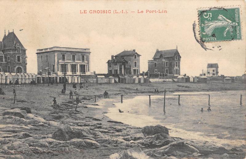 Carte postale ancienne Le Croisic - Le Port Lin au Croisic