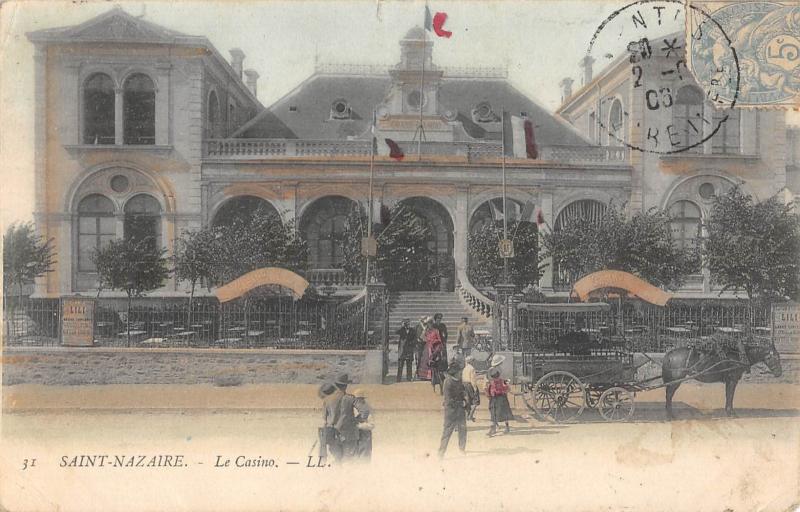 Carte postale ancienne Saint Nazaire - Le Casino à Saint-Nazaire