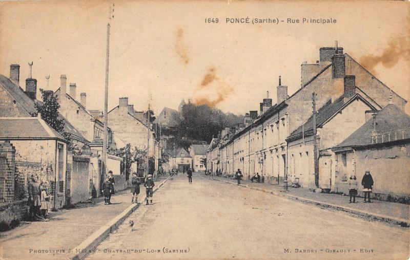 Carte postale ancienne Ponce - Rue Principale