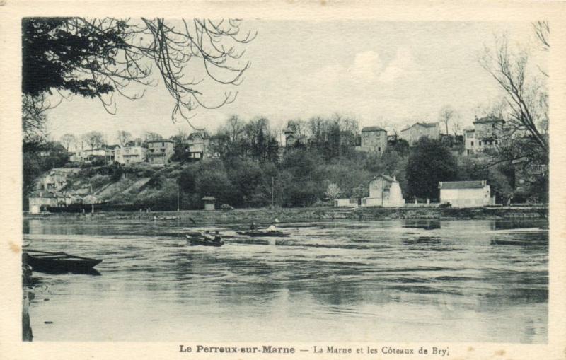 Carte postale ancienne Le Perreux sur Marne-La Marne et les Coteaux au Perreux-sur-Marne