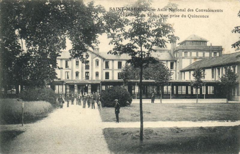 Carte postale ancienne Saint-Maurice- Pavillon du Midi à Saint-Maurice