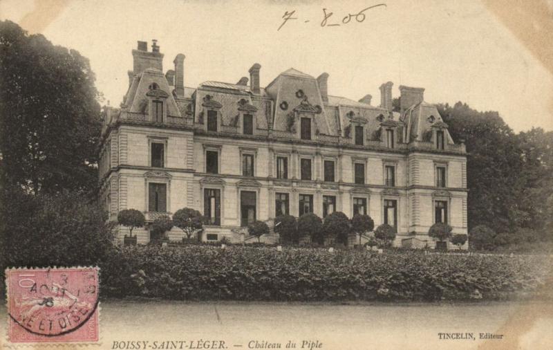 Carte postale ancienne Boissy Saint Leger-Cháteau du Piple
