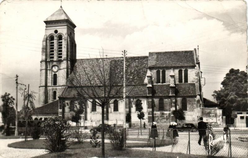 Carte postale ancienne Créteil (Seine)-L'Eglise à Créteil