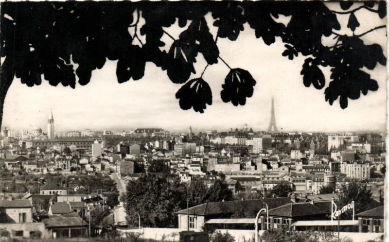 Carte postale ancienne Gentilly- cóté Cité Universitaire à Gentilly
