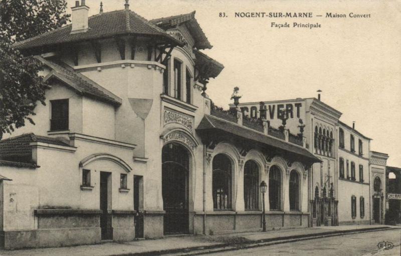 Carte postale ancienne Nogent Sur Marne-Maison Convert à Nogent-sur-Marne