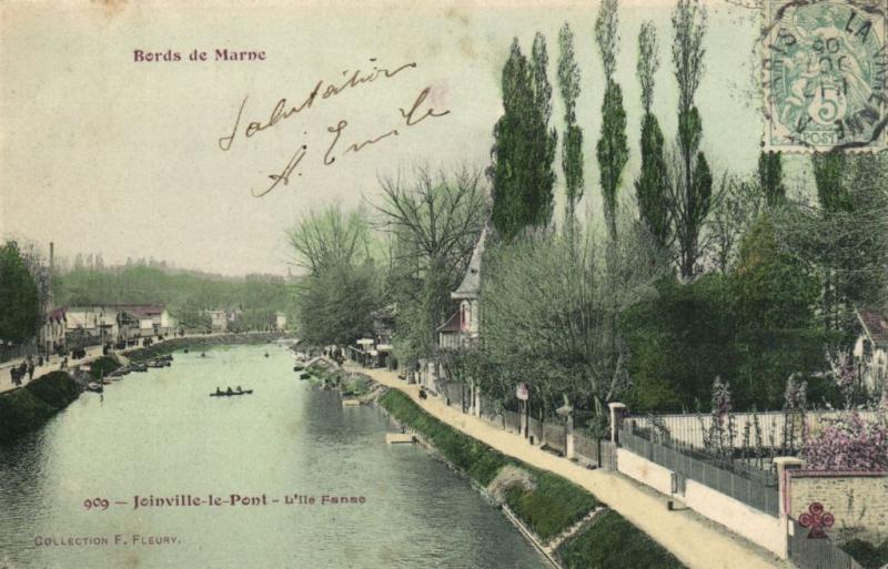 Carte postale ancienne Joinville le Pont-L'lle Fanae à Joinville-le-Pont