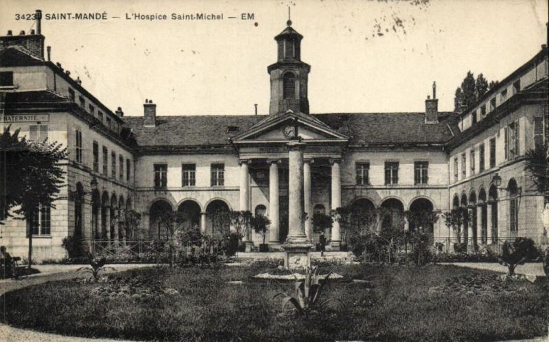 Carte postale ancienne Saint Mandé-L'Hospice Saint Michel à Saint-Mandé