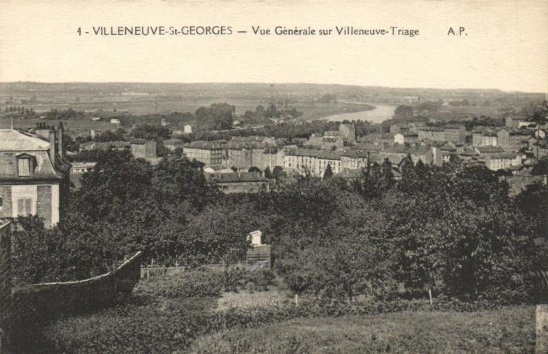 Carte postale ancienne Villeneuve Saint-Georges-Villeneuve Triage à Villeneuve-Saint-Georges