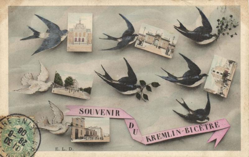 Carte postale ancienne Souvenir Du Kremlin Bicetre