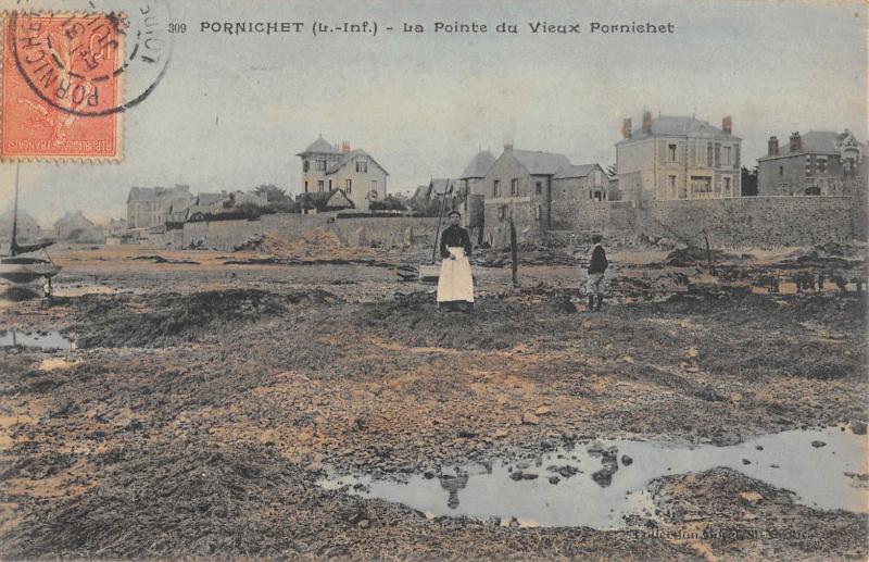 Carte postale ancienne Pornichet - La Pointe Du Vieux Pornichet à Pornichet