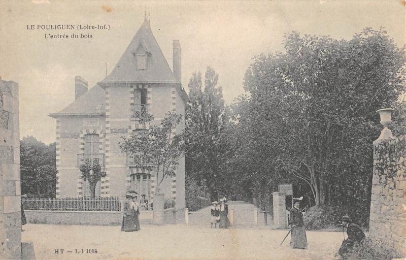 Carte postale ancienne Le Pouliguen - L'Entree Du Bois au Pouliguen