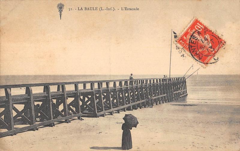 Carte postale ancienne La Baule - L'Estacade