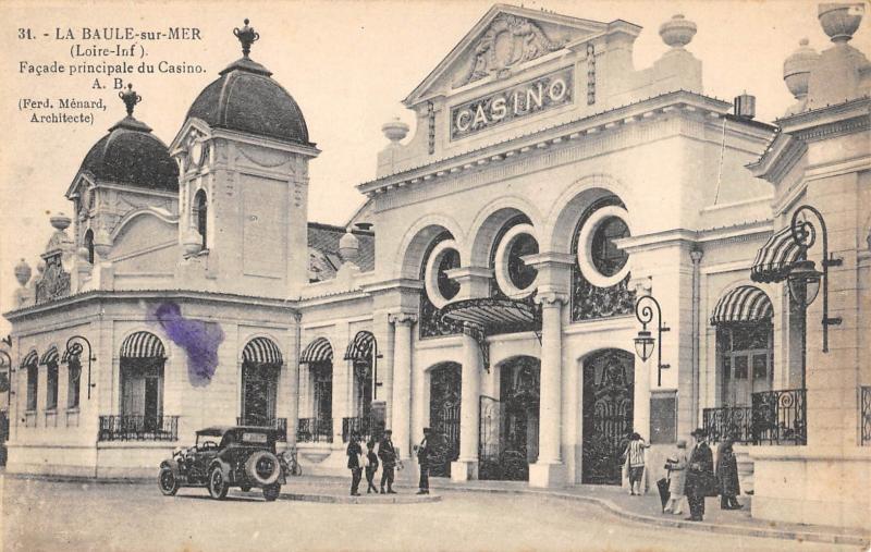 Carte postale ancienne La Baule Sur Mer - Facade Du Casino