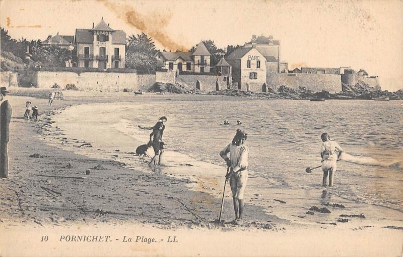 Carte postale ancienne Pornichet - La Plage à Pornichet