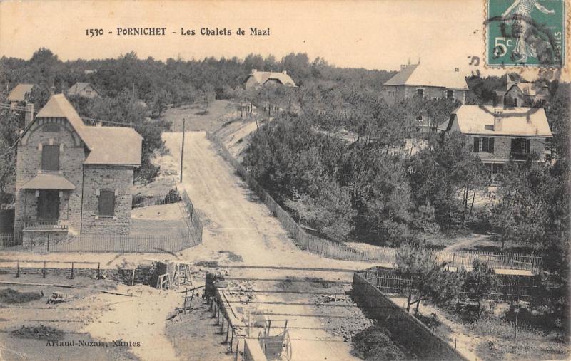 Carte postale ancienne Pornichet - Les Chalets De Mazi à Pornichet