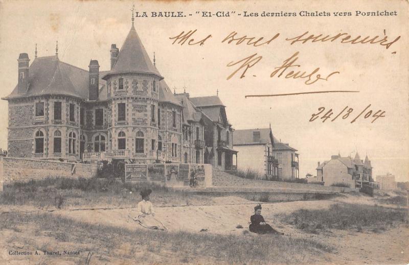Carte postale ancienne La Baule - El Cid - Les Derniers Chalets Vers Pornichet à Pornic