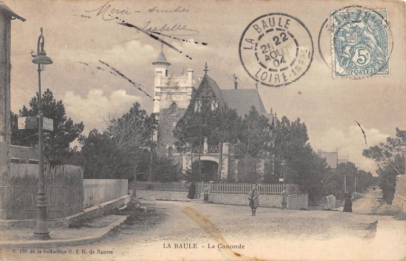 Carte postale ancienne La Baule - La Concorde