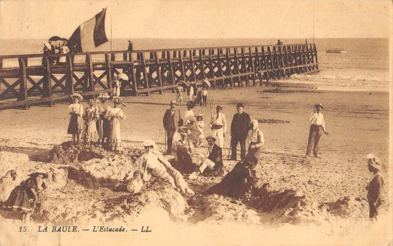 Carte postale ancienne La Baule - L'Estacade