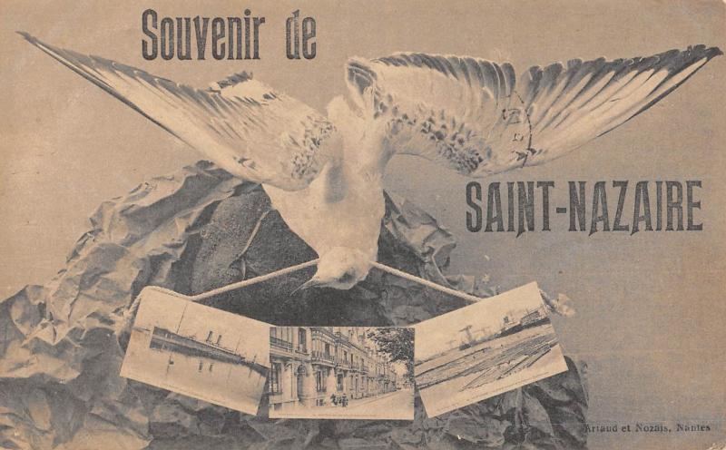 Carte postale ancienne Saint Nazaire - Souvenir De à Saint-Nazaire