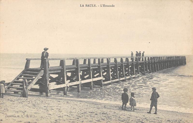Carte postale ancienne La Baule - L'Estacade