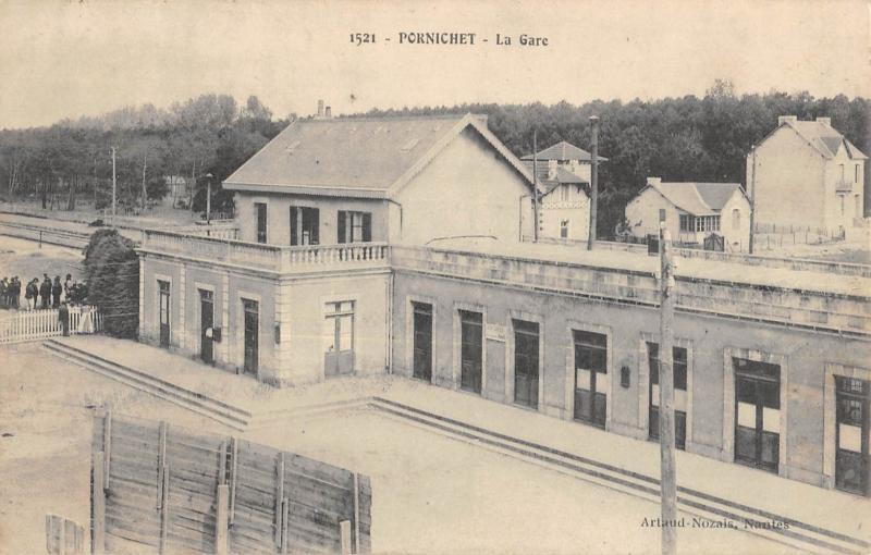 Carte postale ancienne Pornichet - La Gare à Pornichet