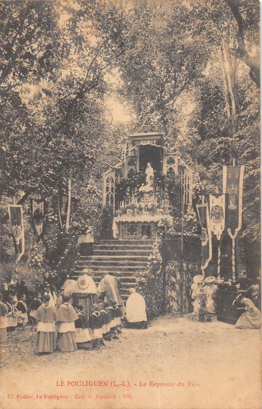 Carte postale ancienne Le Pouliguen - Le Reposoir Du Bois au Pouliguen