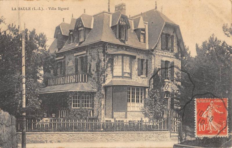 Carte postale ancienne La Baule - Villa Sigurd