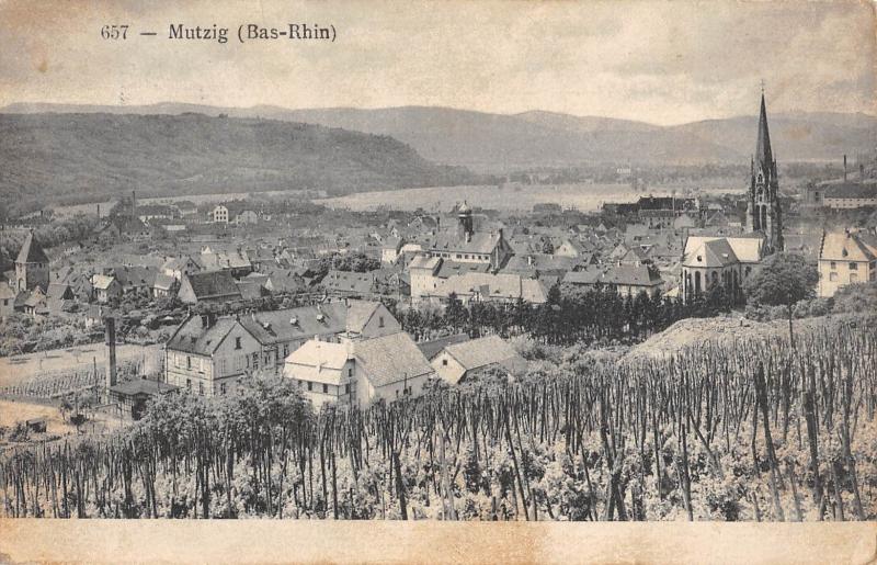Carte postale ancienne Mutzig - Bas Rhin à Mutzig