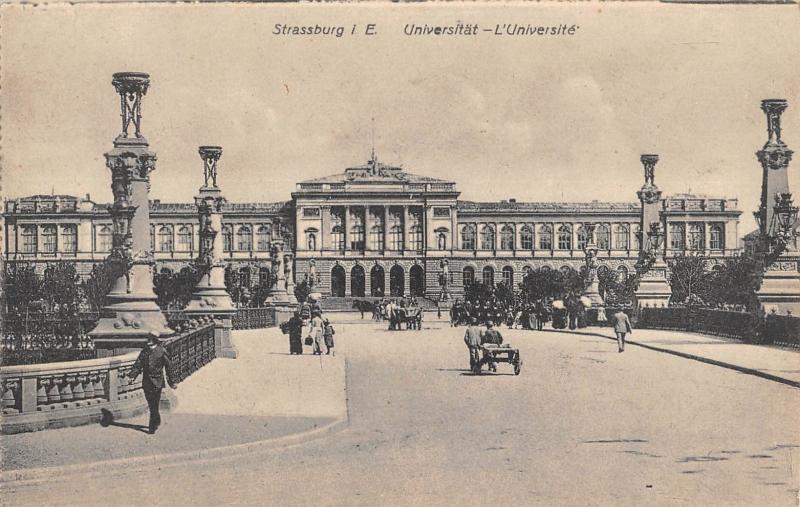 Carte postale ancienne Strasbourg - Universite à Strasbourg