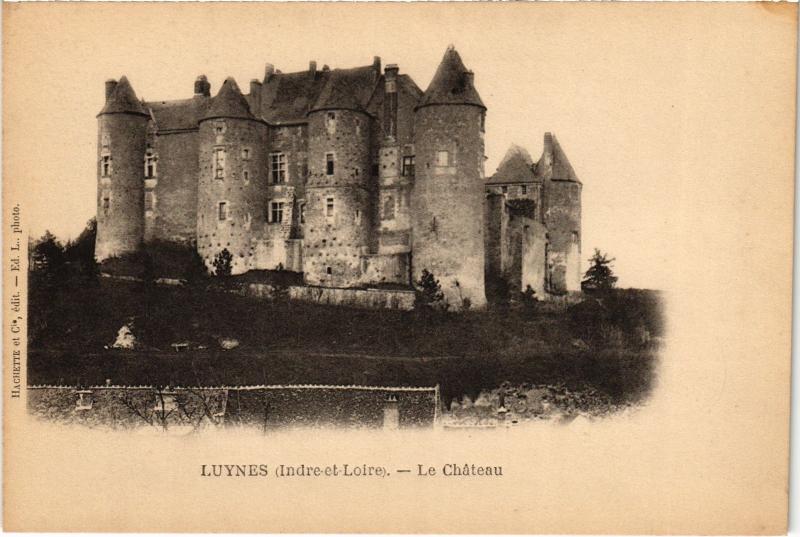 Carte postale ancienne Luynes le chateau à Luynes