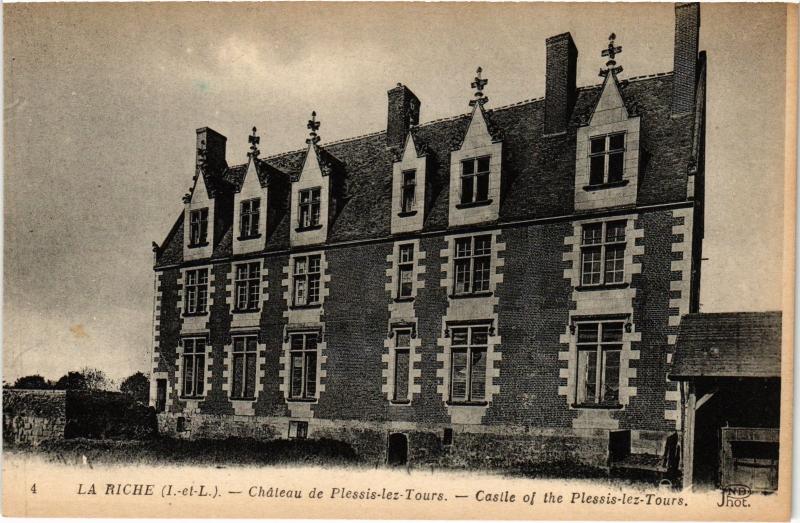 Carte postale ancienne Plessis les Tours le chateau à Tours