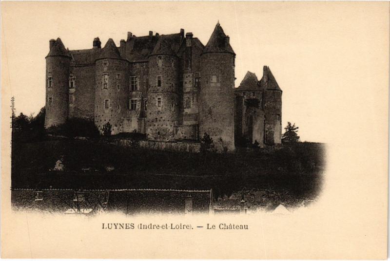 Carte postale ancienne Luynes le chateau à Luynes