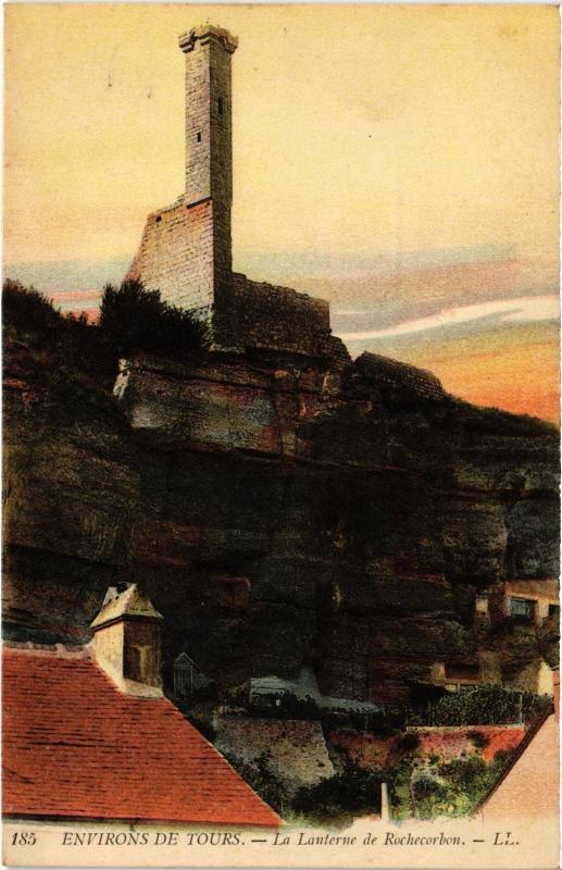 Carte postale ancienne Rochecorbon la Lanterne à Rochecorbon