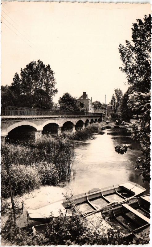 Carte postale ancienne Pont de Ruan Pont sur l'Indre à Pont-de-Ruan