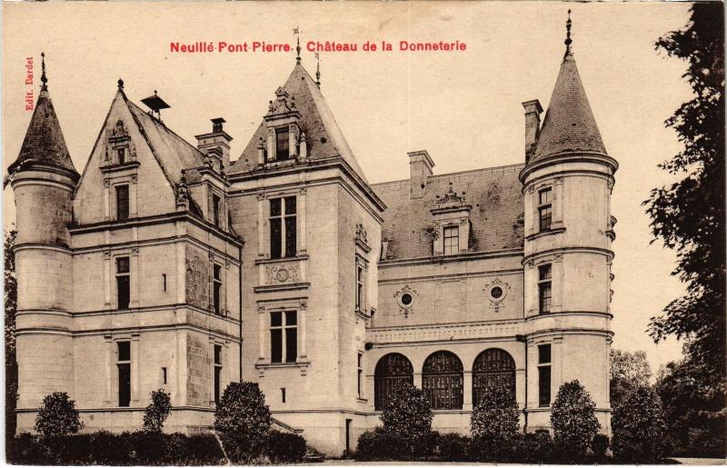 Carte postale ancienne Neuille Chateau de la Donneterie à Neuil