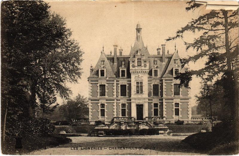 Carte postale ancienne Charentilly le chateau à Charentilly