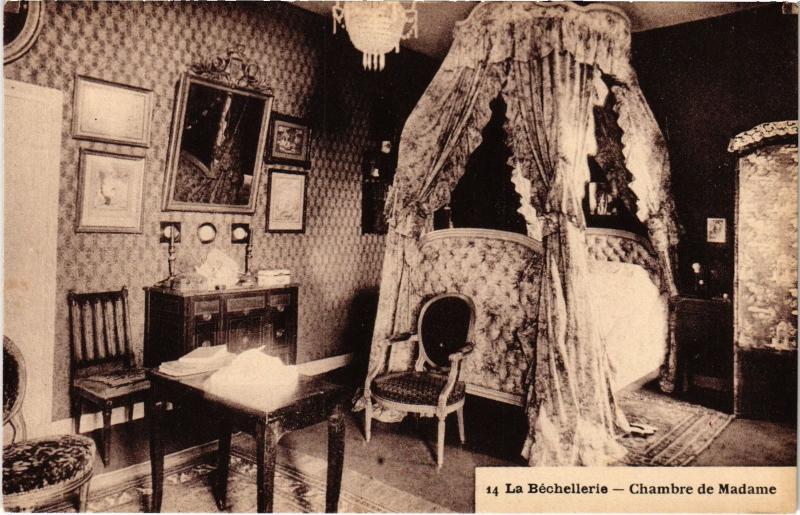 Carte postale ancienne La Bechellerie Chambre de Madame