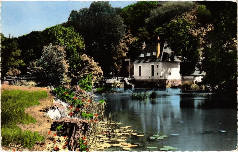 Carte postale ancienne Monts Bords de l'Indre à Monts