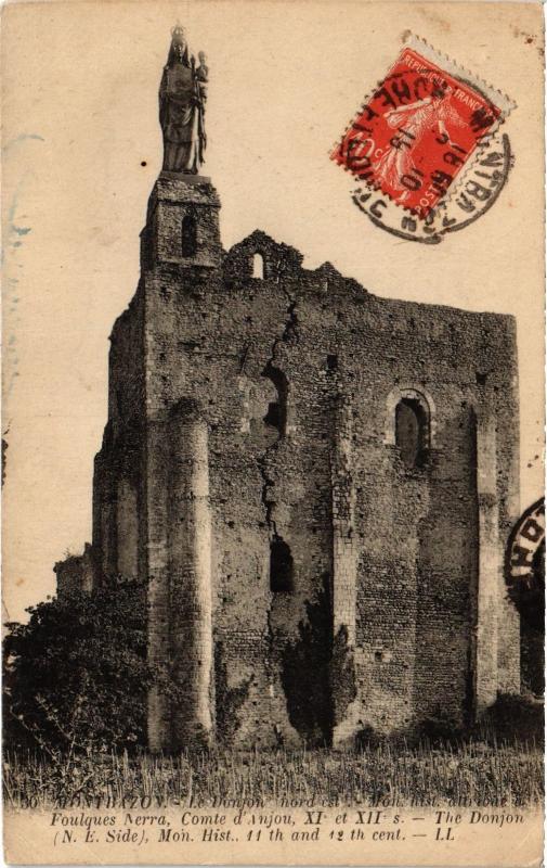 Carte postale ancienne Montbazon le Donjon à Montbazon