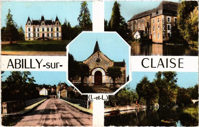 Carte postale ancienne Abilly souvenir à Abilly