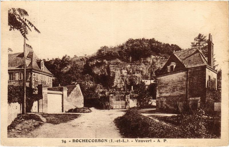 Carte postale ancienne Rochecorbon Vauvert à Rochecorbon