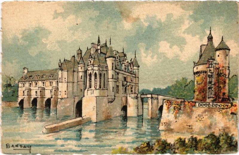 Carte postale ancienne Chenonceaux à Chenonceaux