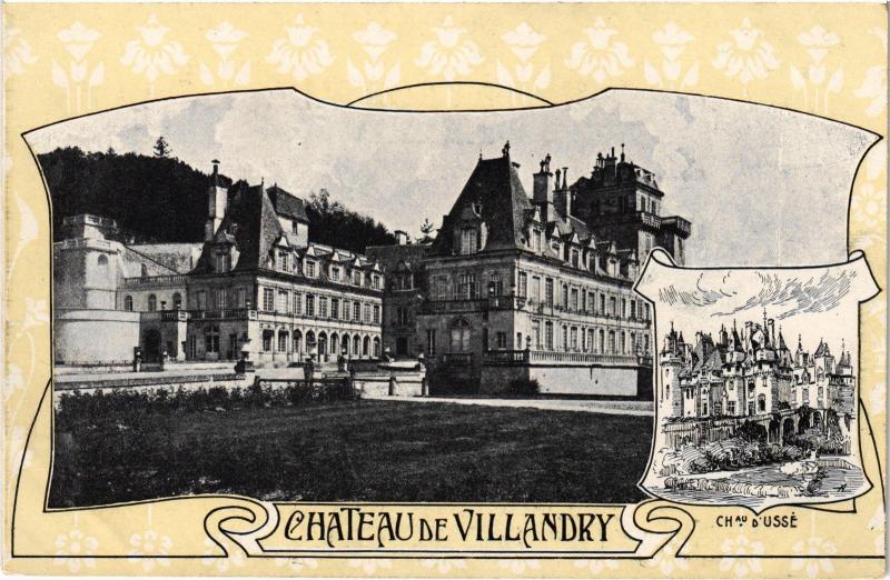 Carte postale ancienne Villandry le chateau à Villandry