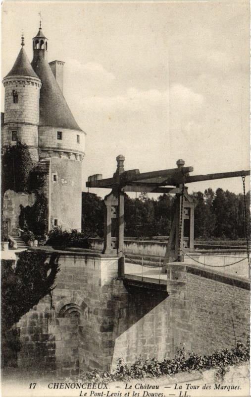 Carte postale ancienne Chenonceaux le chateau à Chenonceaux