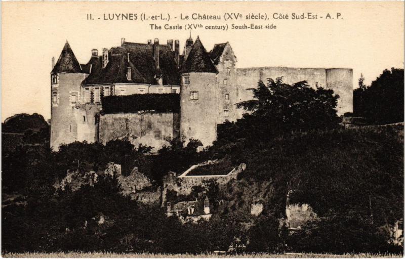 Carte postale ancienne Luynes le chateau à Luynes