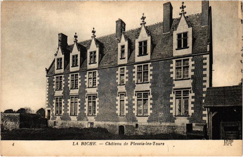 Carte postale ancienne La Riche Chateau de Plessis les Tours à La Riche